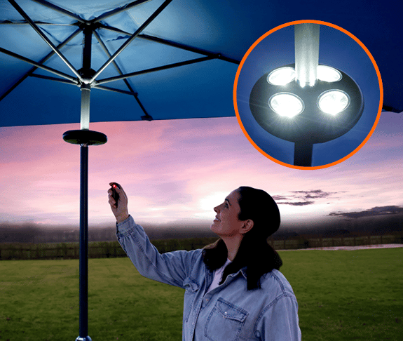 Garten Esstisch Zelt Disc Light