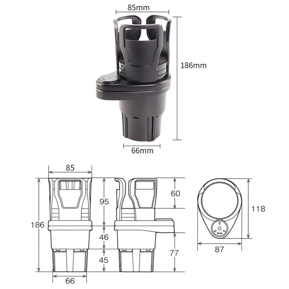 Allzweck-Cup-Halter für das Auto