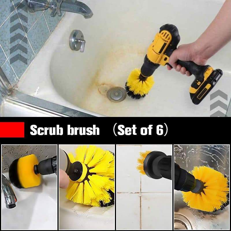 Power Scrubber Brush(Set of 3)-6