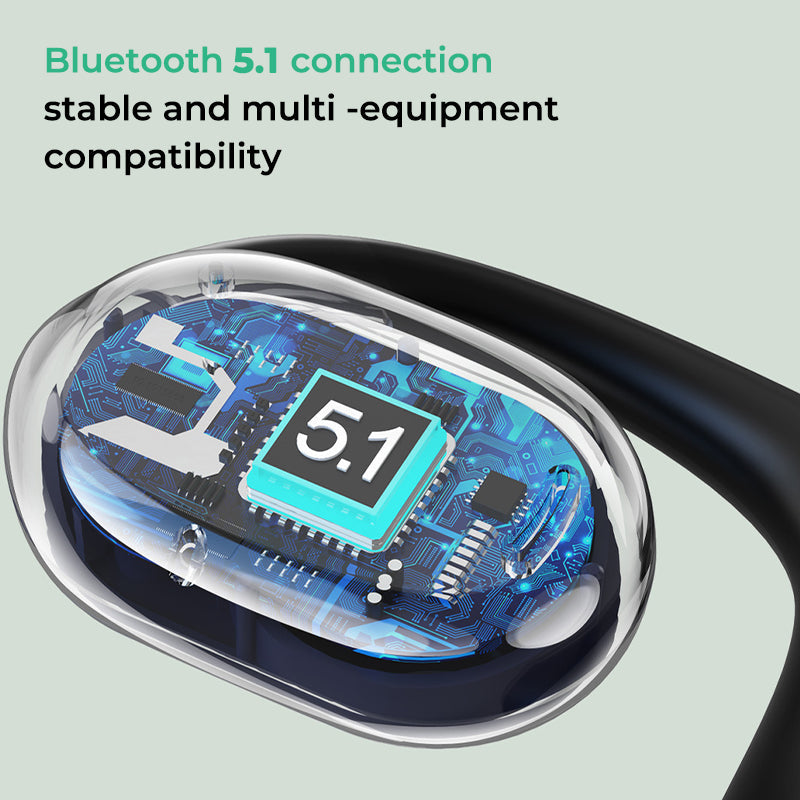 🎧Ideales Geschenk - Kabelloser Bluetooth-Kopfhörer zum Aufhängen am Ohr