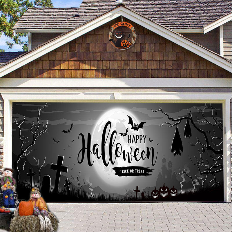 Last Day Sale 49% OFF - Halloween 2023 Garage Door Decoration