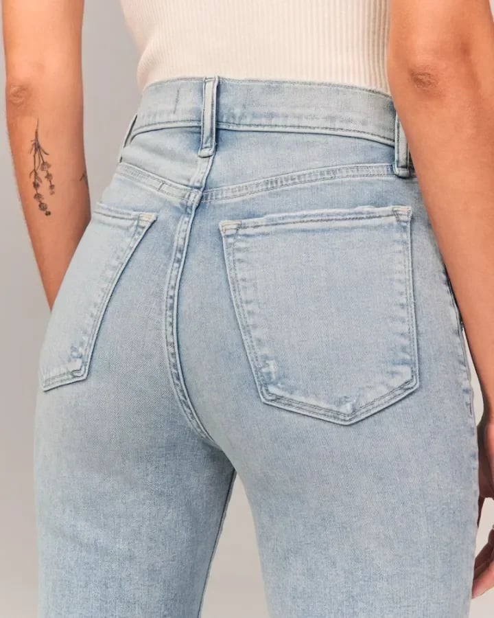 50 % Rabatt🎊-Ultrahoch taillierte Stretch-Schlaghosen