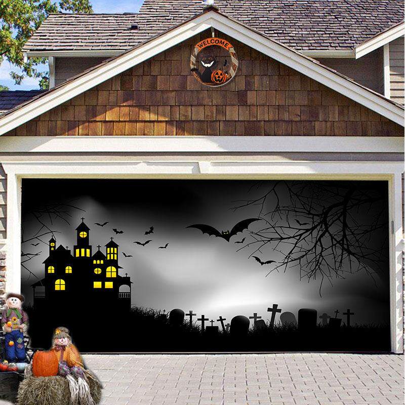 Last Day Sale 49% OFF - Halloween 2023 Garage Door Decoration