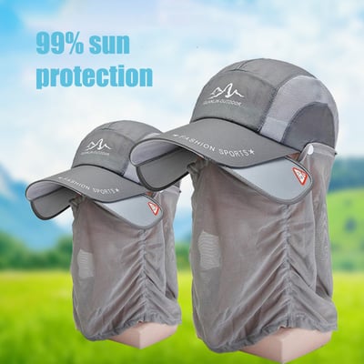 HOT SALE!Retractable Krempe Outdoor/Fischen/Reiten/Klettern Sonnenschutz Hut