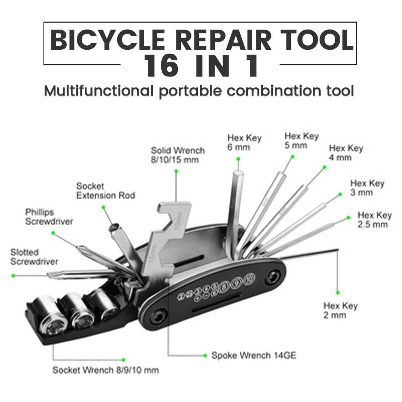 16 in 1 Kleinwerkzeug-Reparaturset