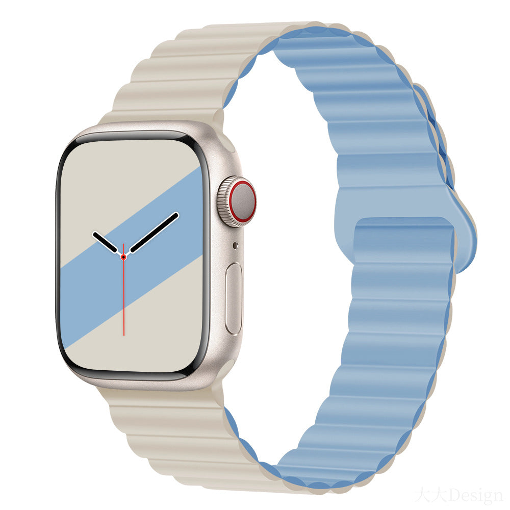 Anwendbar für Apple iwatch( Alle Serien) Zweiseitiges Magnetarmband