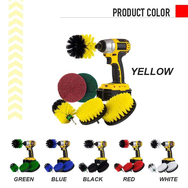 Power Scrubber Brush(Set of 3)-8