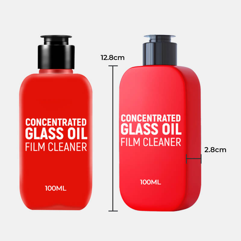 Concentrated glass oil film cleaner