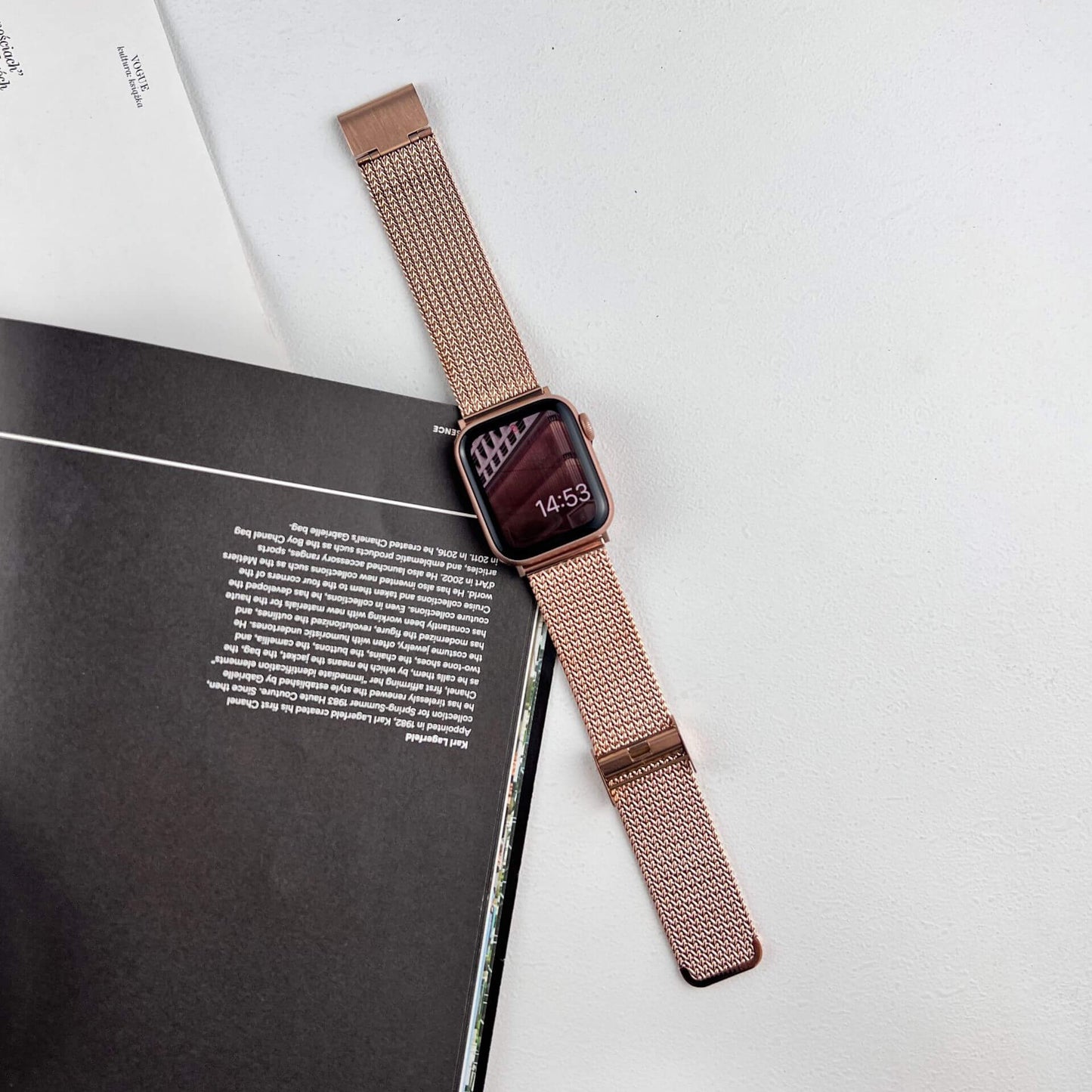 Neues Uhrenarmband aus Edelstahl