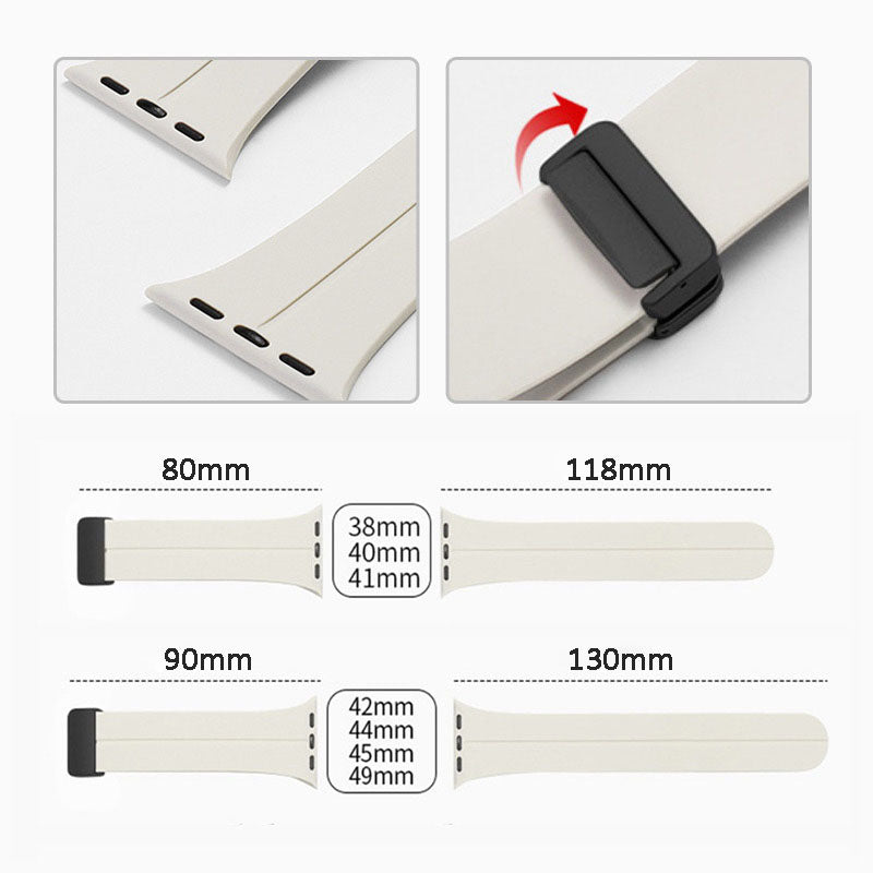 Magnetisches Silikonarmband für Apple Watch(50% OFF)
