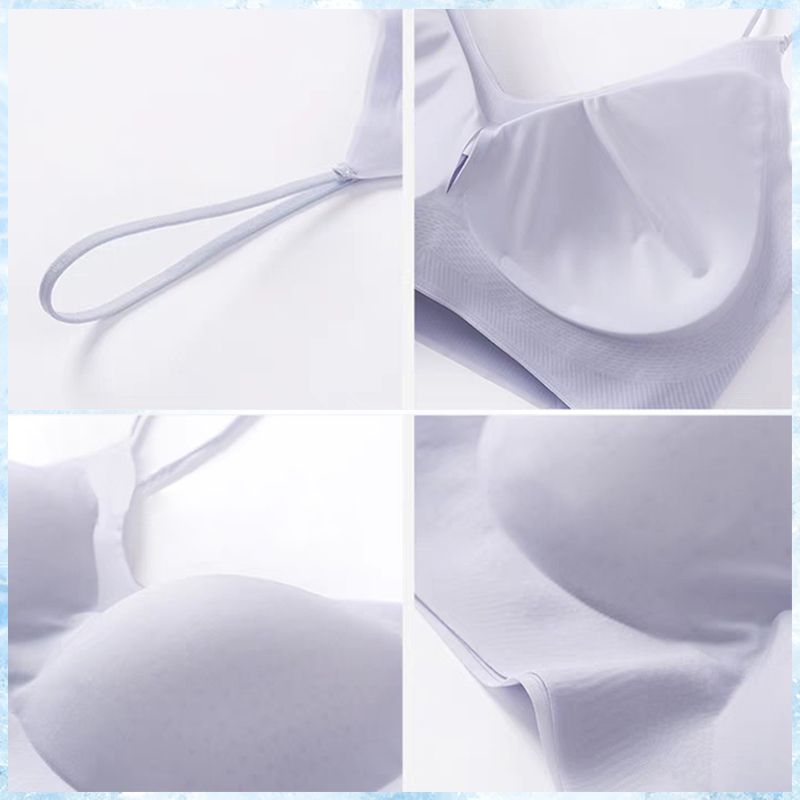 Atmungsaktiver Ice Silk Sling BH für Frauen
