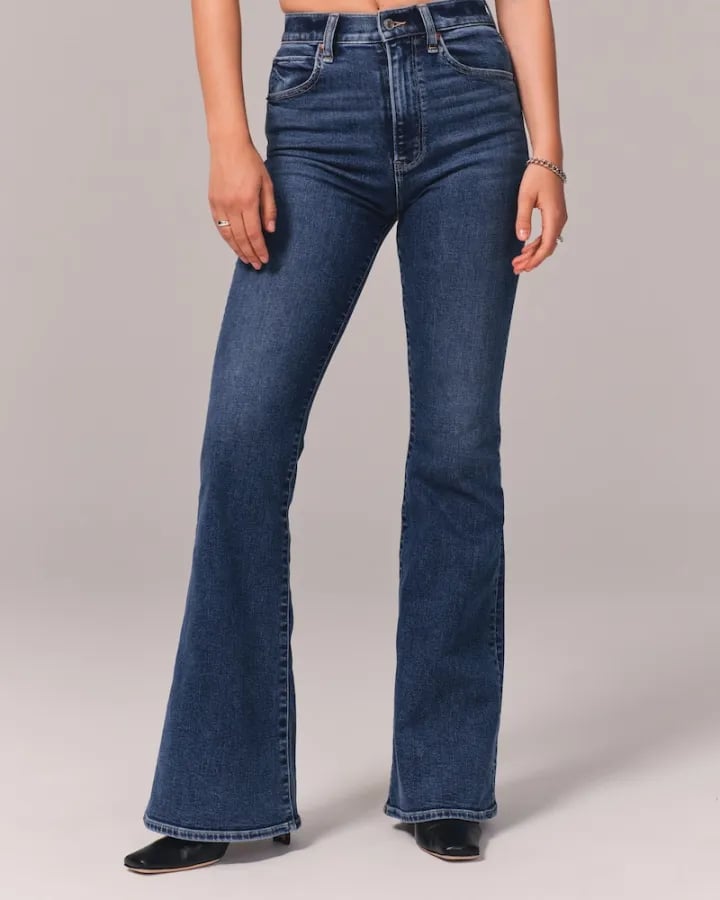 50 % Rabatt🎊-Ultrahoch taillierte Stretch-Schlaghosen