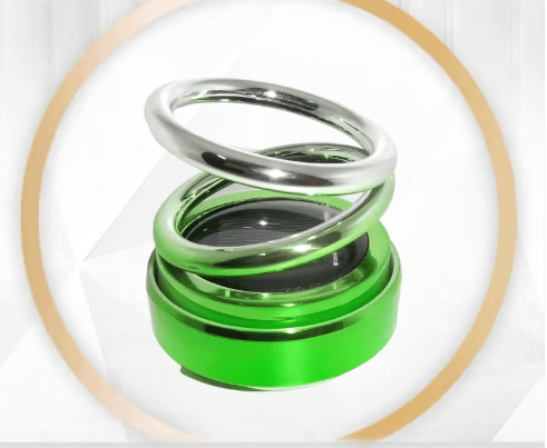 Solar Rotating Double Ring Suspension Car Aromatherapy Ornament