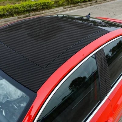 Kohlenstofffaser Autofolie Vinyl Rolle mit Luftablass