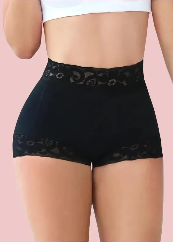 🎁✨Frauen Spitze Klassisch Täglich Tragen Body Shaper Hintern Lifter Panty Glättender Slip