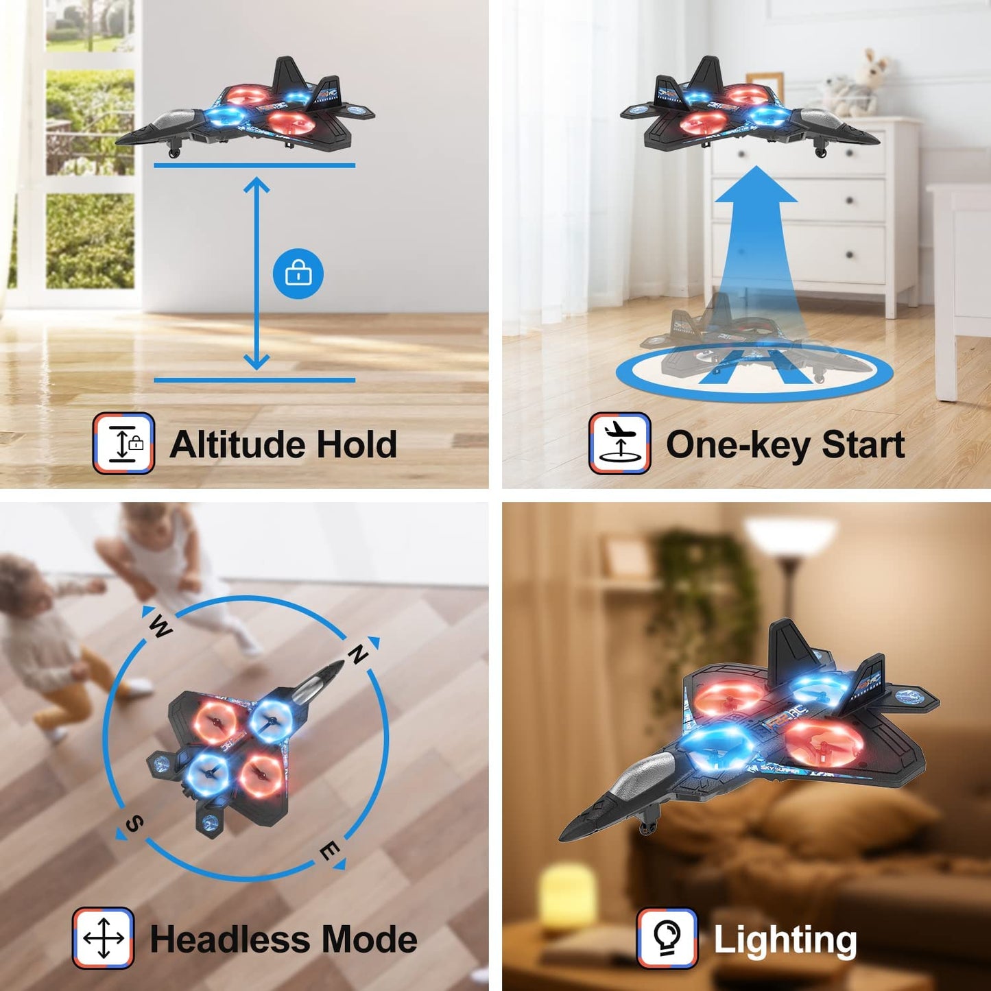 🔥Flash Sale🔥V17 Jet Fighter Stunt RC Airplane