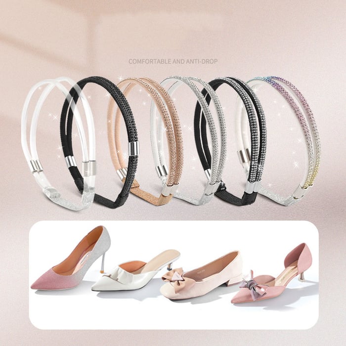Strass-Befestigungsriemen für High Heels🎅Unverzichtbare Weihnachtsgeschenke
