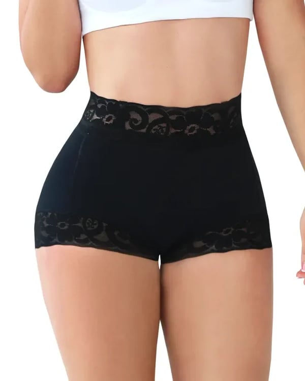 🎁✨Frauen Spitze Klassisch Täglich Tragen Body Shaper Hintern Lifter Panty Glättender Slip