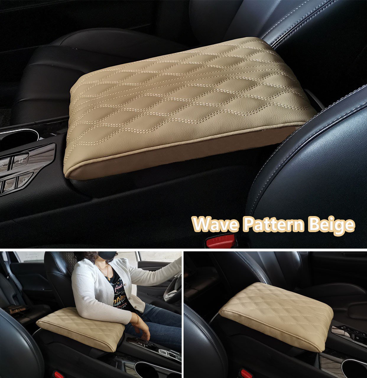Leder Auto Armlehne Box Pad (Universal Style)