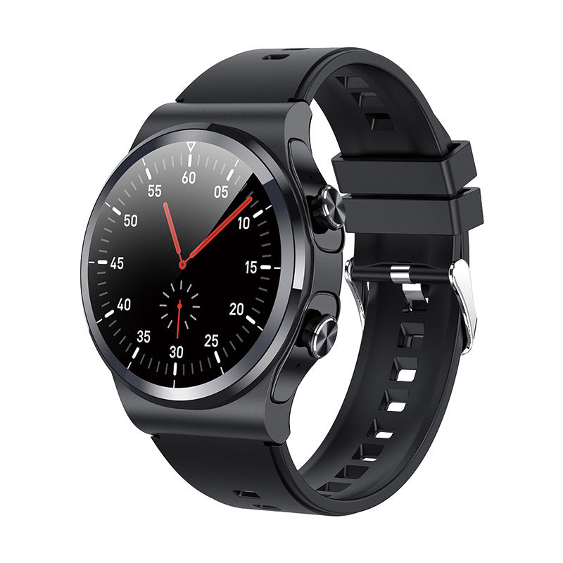 Smartwatch mit drahtlosen Kopfhörern (funktioniert mit iPhone und Android)
