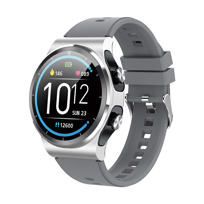 Smartwatch mit drahtlosen Kopfhörern (funktioniert mit iPhone und Android)