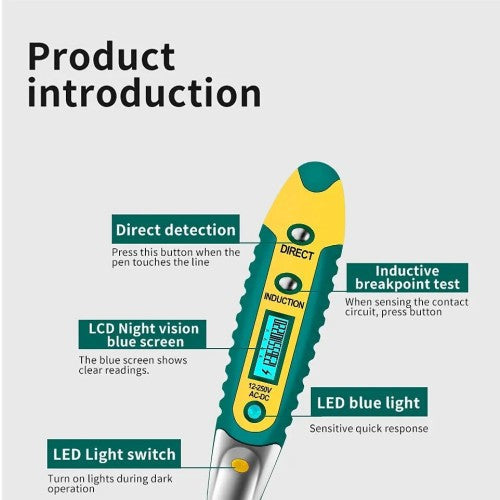 🎁【Ideales Elektriker-Geschenk】Kontaktlose Spannungsprüfer Werkzeuge