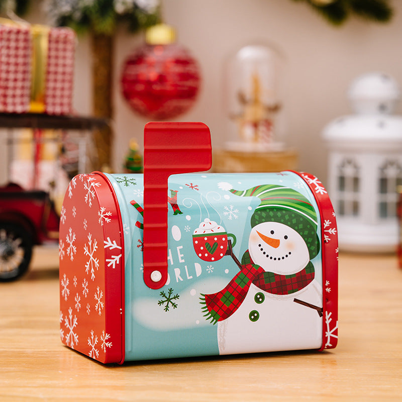 🎄Dekor Weihnachten Plätzchen Dosen Weißblech Süßigkeiten Boxen