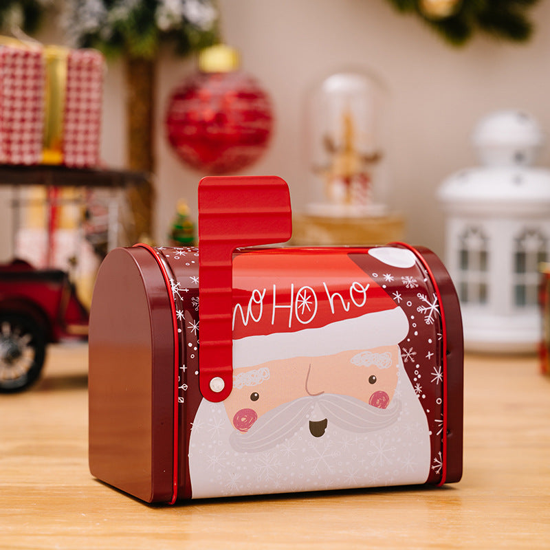 🎄Dekor Weihnachten Plätzchen Dosen Weißblech Süßigkeiten Boxen