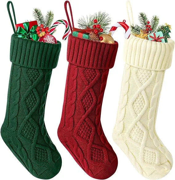 🎅Weihnachtsstrümpfe🎅Weihnachtsmann packt Geschenke auf Socken🧦