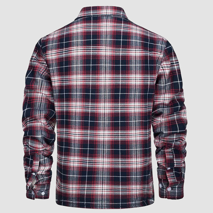 Winter Sale 49% Rabatt🔥Herren Sherpa Shirt Wollgefüttertes Flanellhemd Jacke