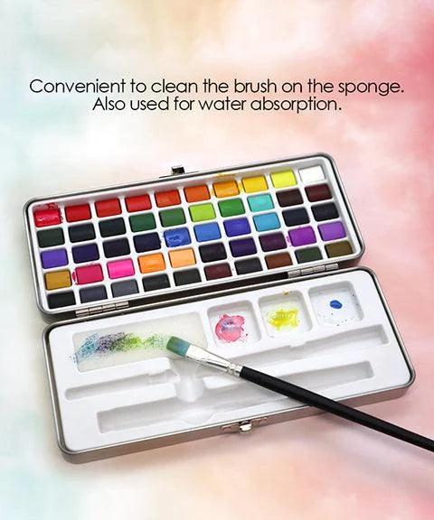 🎁2024 New Year Hot Sale🎁Premium Aquarell Set von 50 mit Pinsel