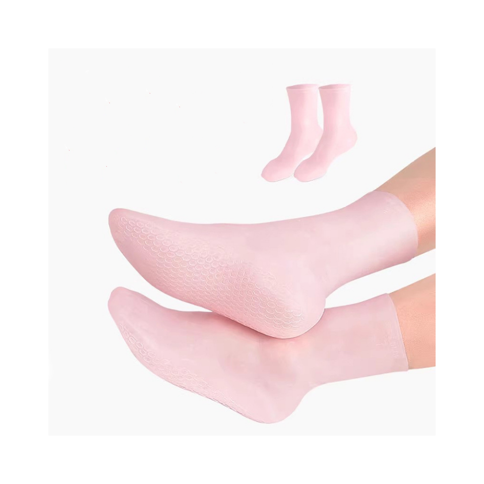 Ideales Geschenk - Feuchtigkeitsspendende Socken aus Silikon