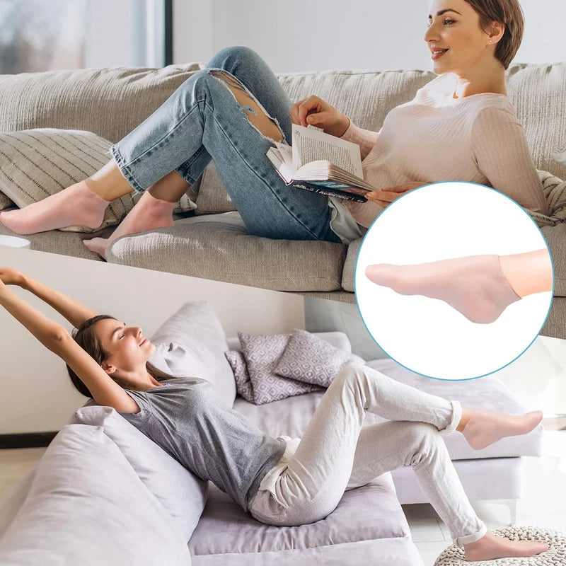 Ideales Geschenk - Feuchtigkeitsspendende Socken aus Silikon