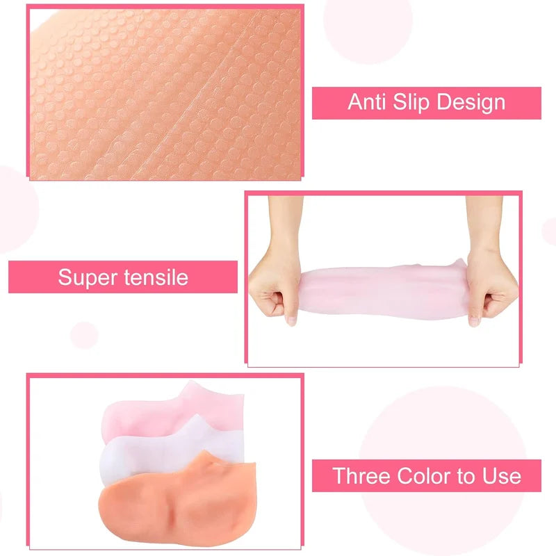 Ideales Geschenk - Feuchtigkeitsspendende Socken aus Silikon