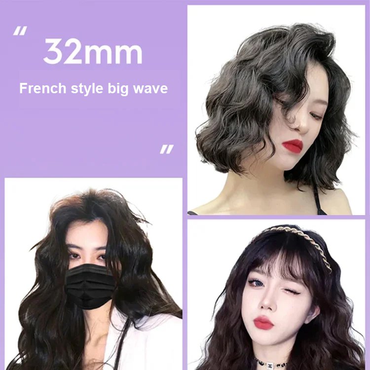 🎅Weihnachtsgeschenk:🎁 Flüssigkristallanzeige Negative Ion Cat Shaped Hair Curling Iron