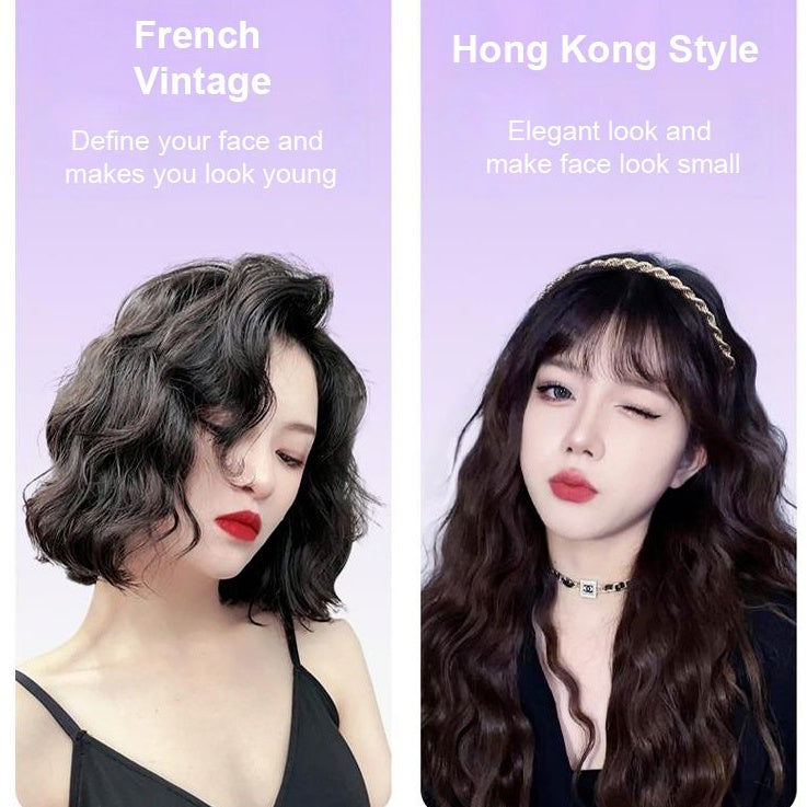🎅Weihnachtsgeschenk:🎁 Flüssigkristallanzeige Negative Ion Cat Shaped Hair Curling Iron