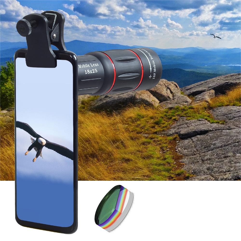 🎅Weihnachtsgeschäft 🎅Teleobjektiv-Kit mit Clip-Halterung für Smartphones