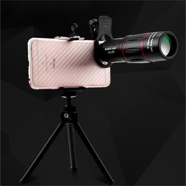 🎅Weihnachtsgeschäft 🎅Teleobjektiv-Kit mit Clip-Halterung für Smartphones