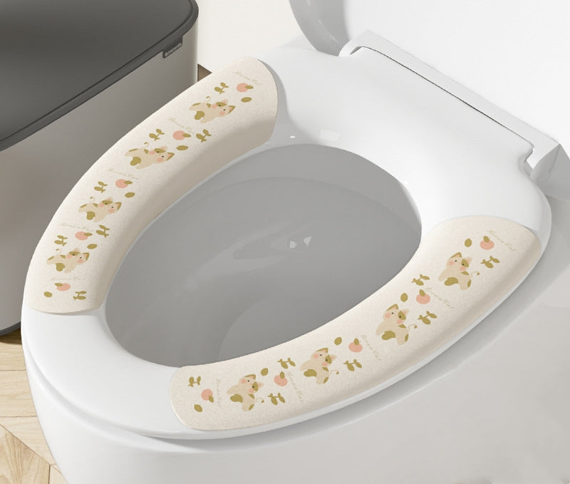 Das Wesentliche für Ihr Zuhause! Verbesserter wasserdichter Toilettensitz aus EVA