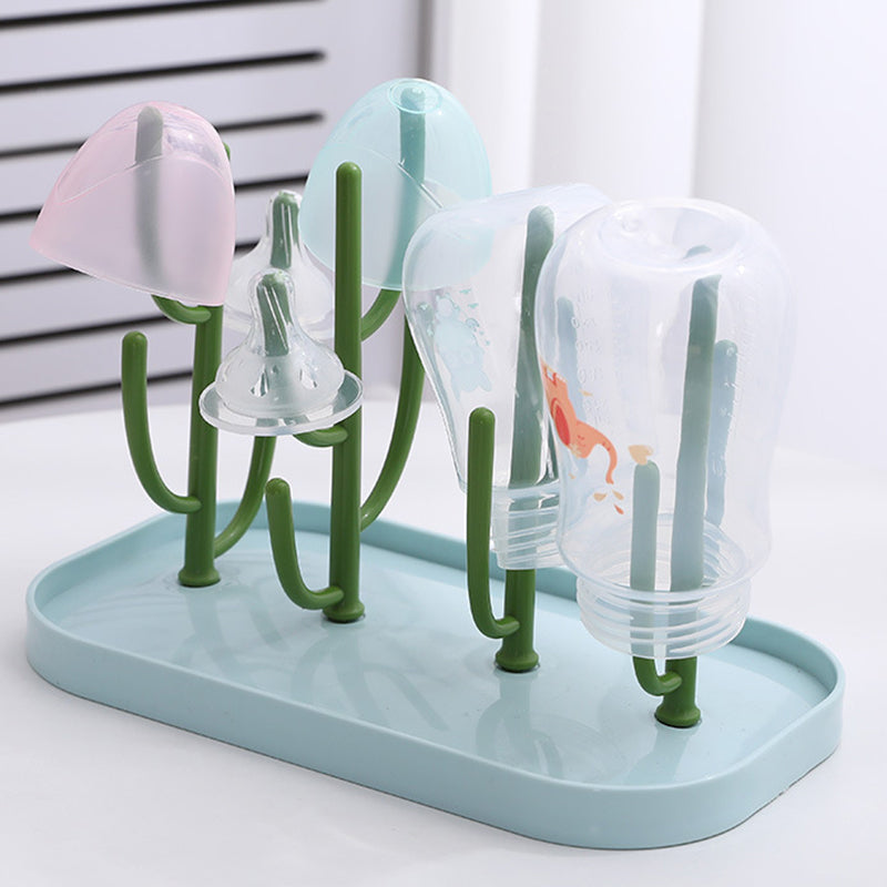 Babyflaschen-Trockengestell mit Tablett