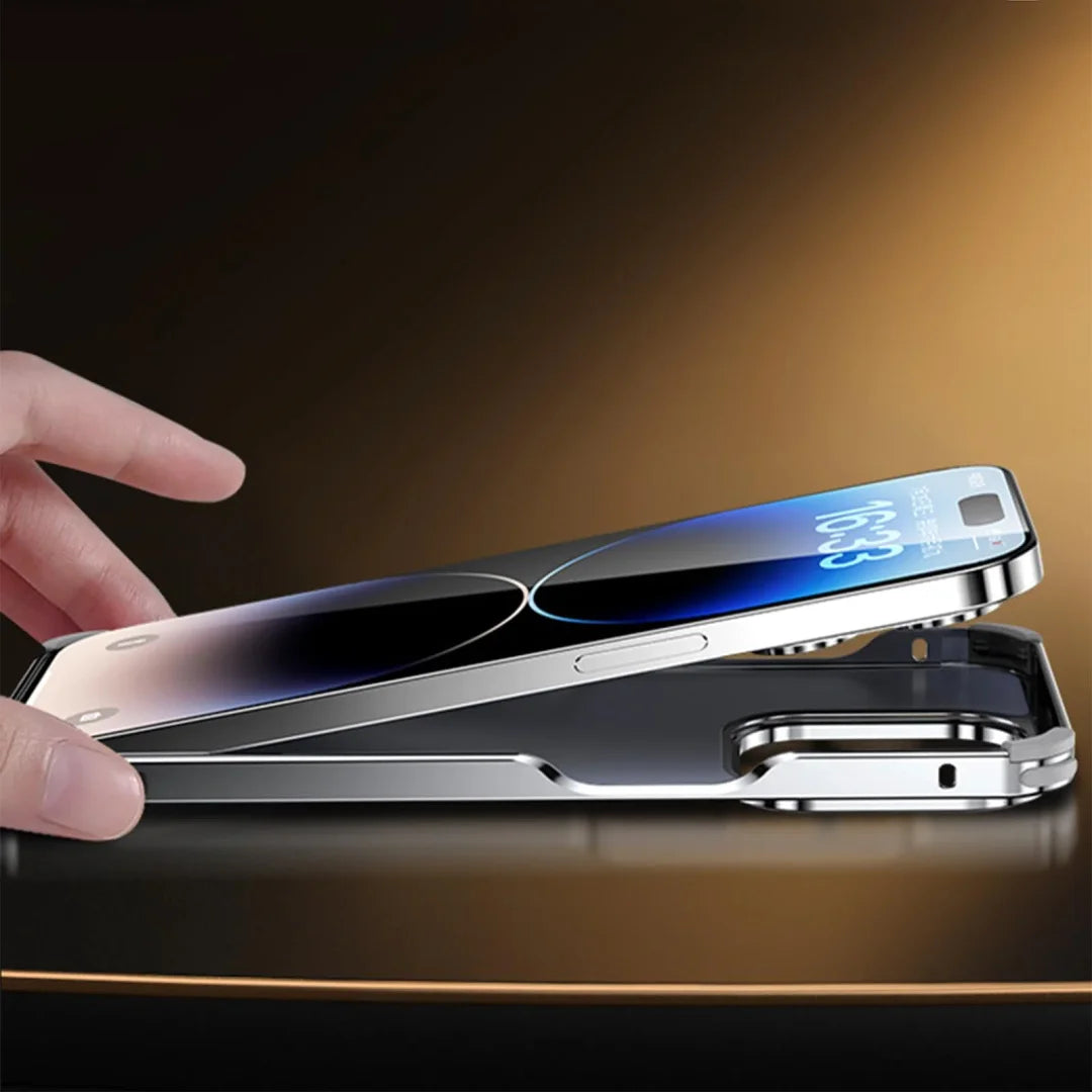 【Gift】Suitable für iPhone 14/15 Serie Metall Anti Drop Telefon Fall