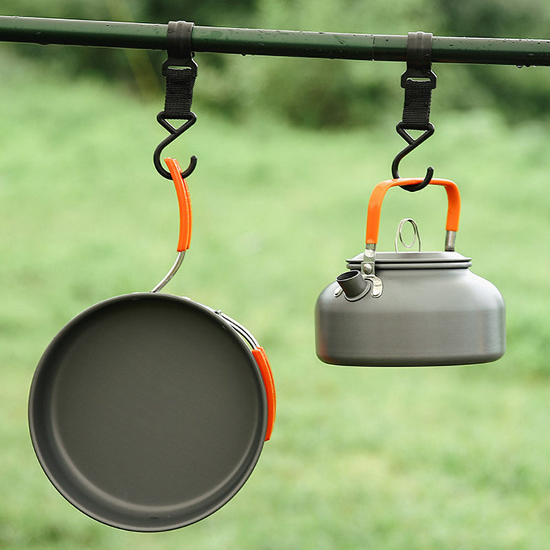 🔥Heiß 49% Rabatt⛺Aluminium Outdoor Camping Kochgeschirr Set