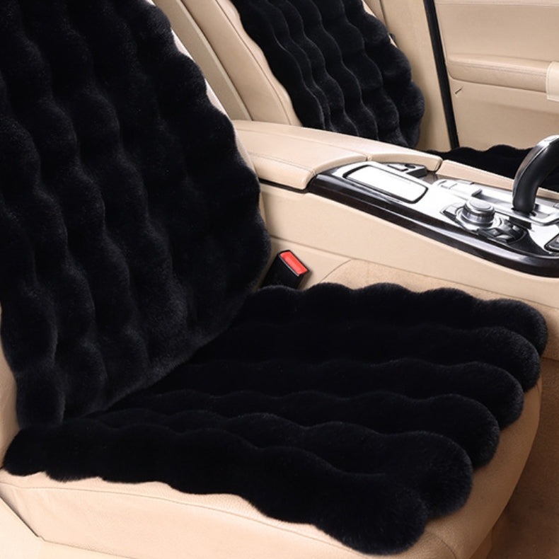 🚗Bestes Geschenk für Auto🎁 Luxus verdickt Plüsch Auto Sitzkissen Set