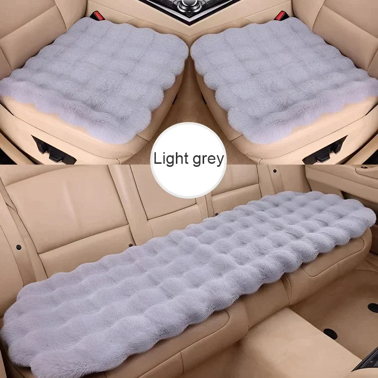🚗Bestes Geschenk für Auto🎁 Luxus verdickt Plüsch Auto Sitzkissen Set