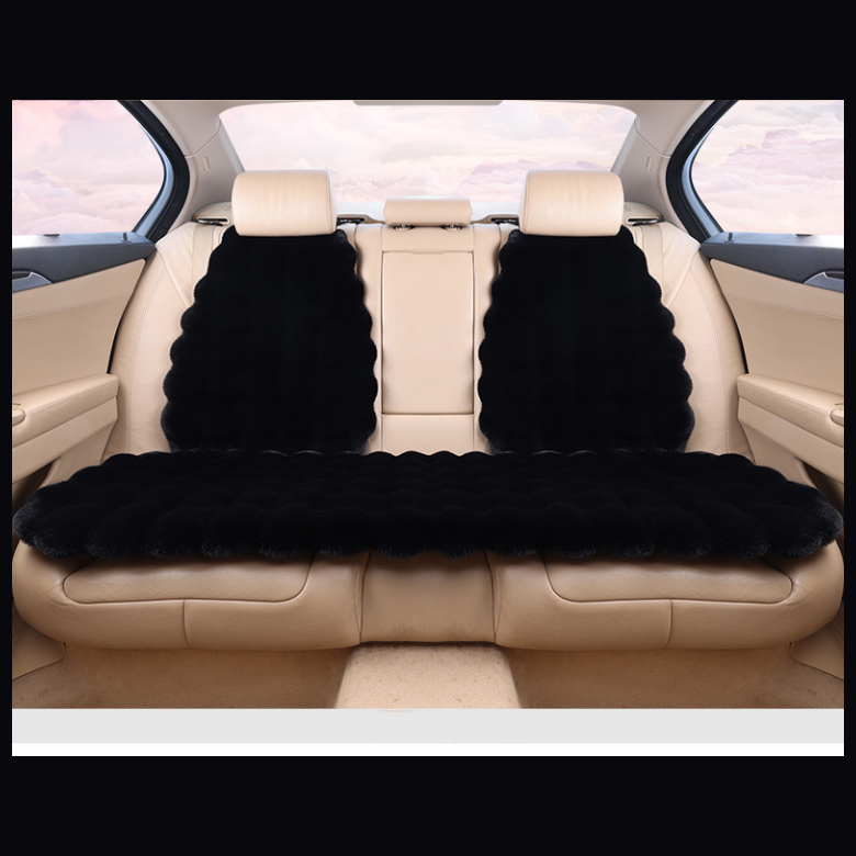 🚗Bestes Geschenk für Auto🎁 Luxus verdickt Plüsch Auto Sitzkissen Set