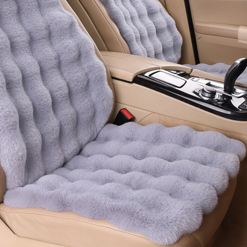 🚗Bestes Geschenk für Auto🎁 Luxus verdickt Plüsch Auto Sitzkissen Set