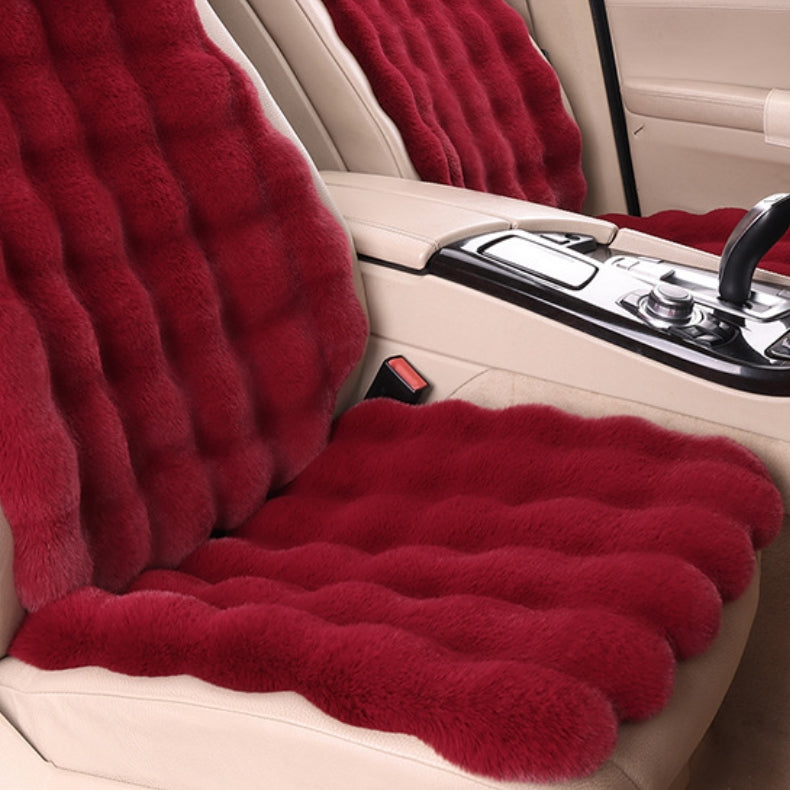 🚗Bestes Geschenk für Auto🎁 Luxus verdickt Plüsch Auto Sitzkissen Set