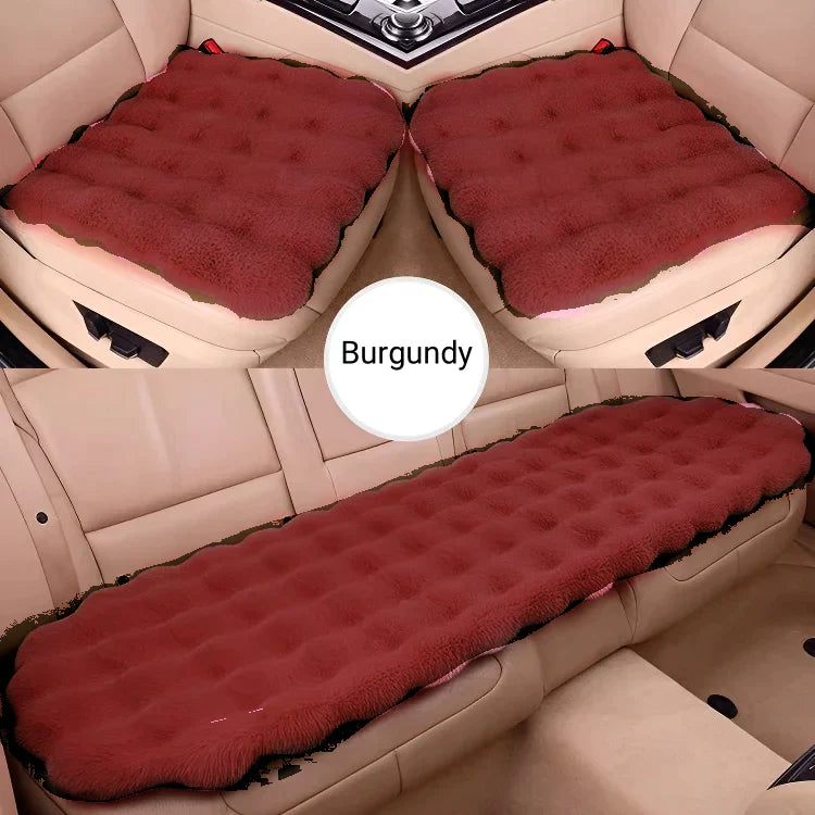 🚗Bestes Geschenk für Auto🎁 Luxus verdickt Plüsch Auto Sitzkissen Set