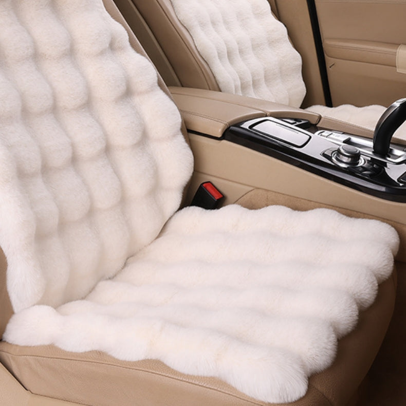 🚗Bestes Geschenk für Auto🎁 Luxus verdickt Plüsch Auto Sitzkissen Set