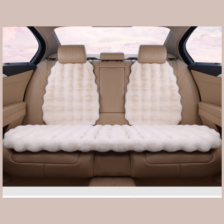 🚗Bestes Geschenk für Auto🎁 Luxus verdickt Plüsch Auto Sitzkissen Set